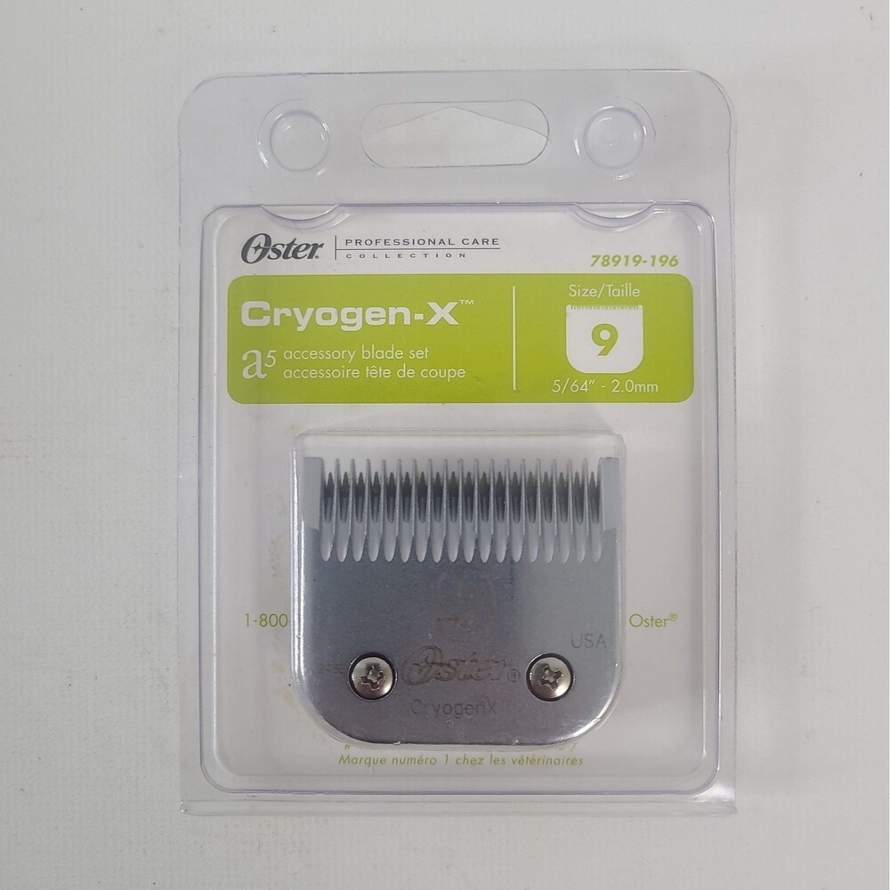 Oster Cryogen-X A5 Clipper Blade Size 9 5/64" 2.0mm 78919-196 New Sealed